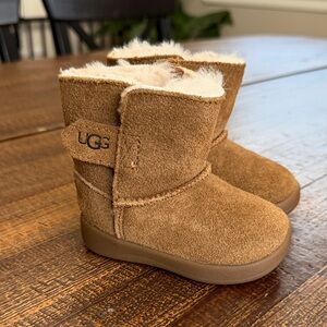 UGG Kids Tan Suede Boots